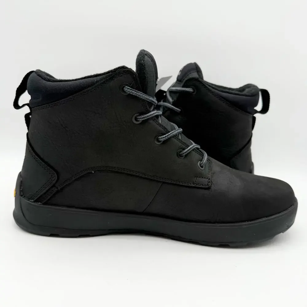 Kamik Mens Spencer Mid Boots US 11 EU 44 Black Leather Waterproof NIB